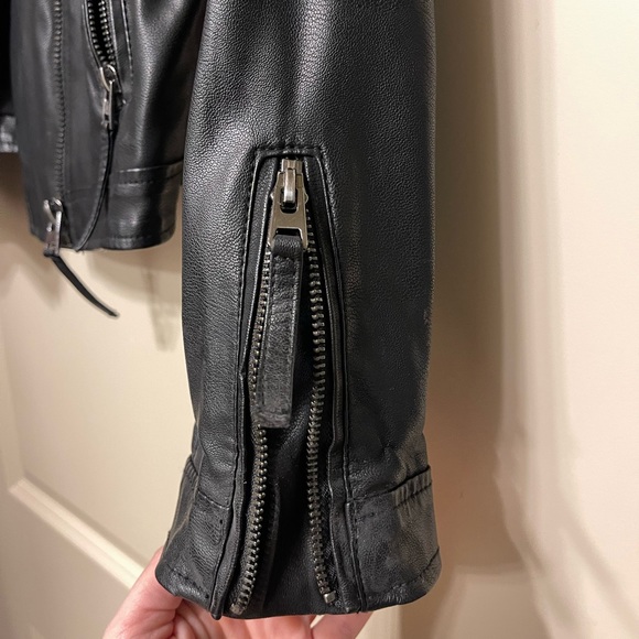 Topshop Moto Leather Jacket - Picture 3 of 8